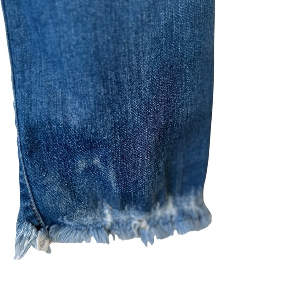 Jonathan Simkhai Womens River Distressed High Rise Straight Leg Jeans - Picture 10 of 16